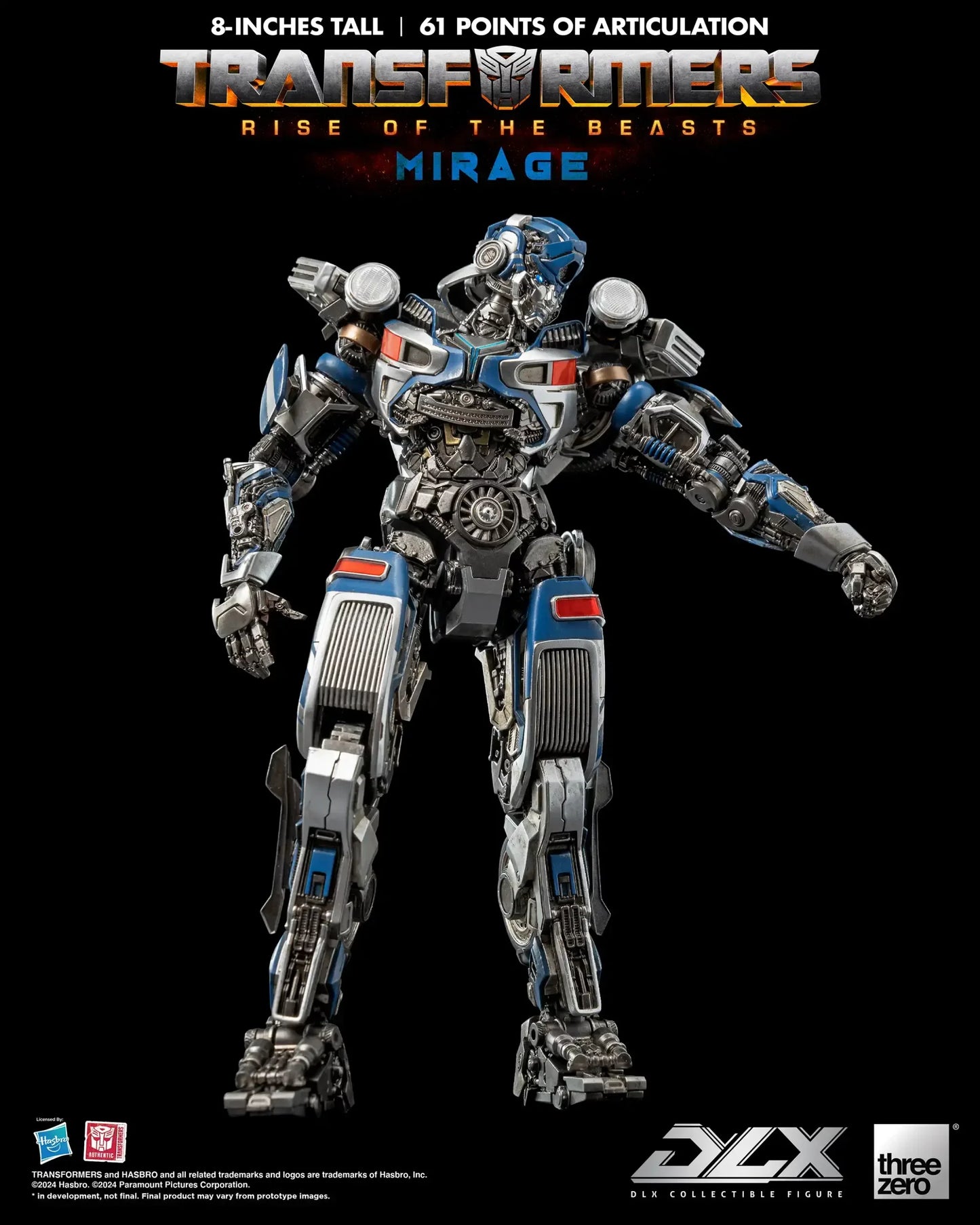 ThreeZero Transformers: Rise of the Beasts Mirage DLX Action Figure