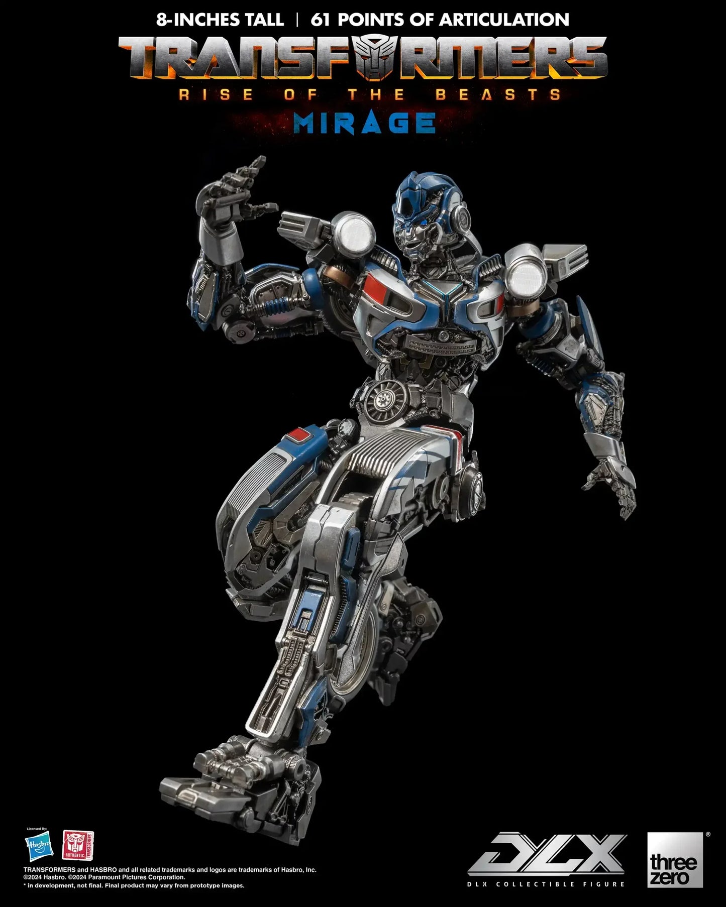ThreeZero Transformers: Rise of the Beasts Mirage DLX Action Figure
