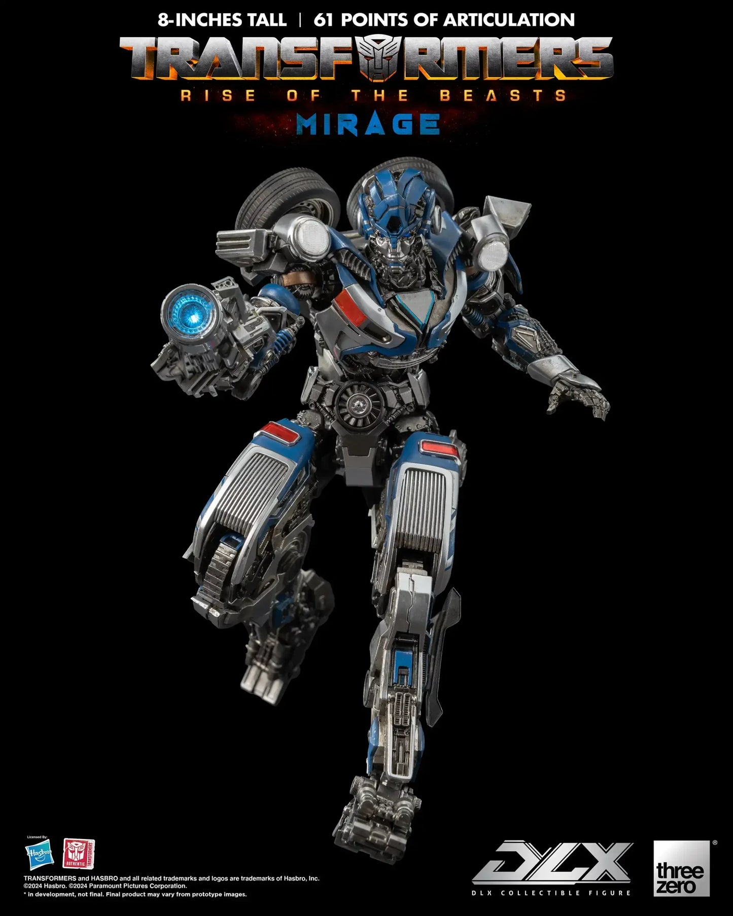 ThreeZero Transformers: Rise of the Beasts Mirage DLX Action Figure