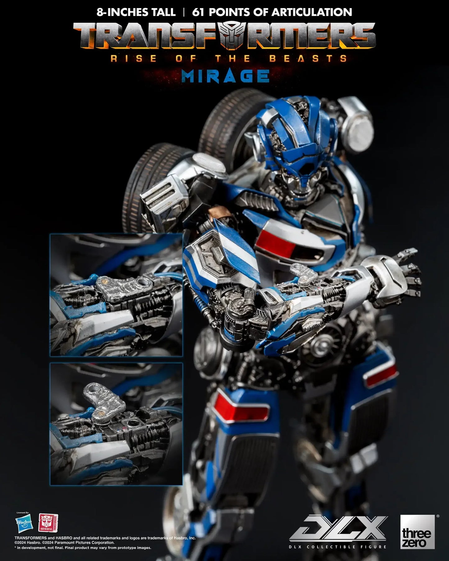 ThreeZero Transformers: Rise of the Beasts Mirage DLX Action Figure