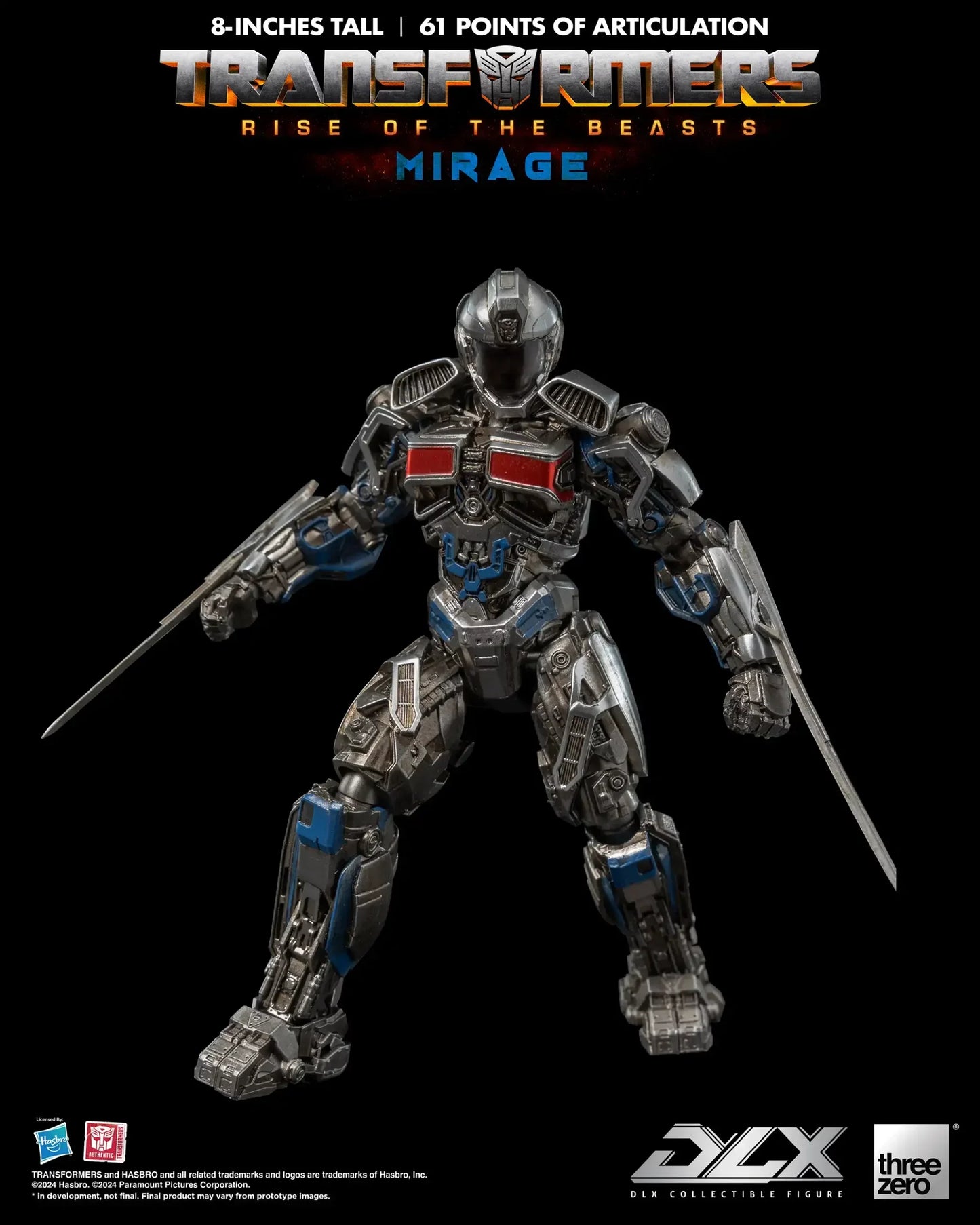 ThreeZero Transformers: Rise of the Beasts Mirage DLX Action Figure