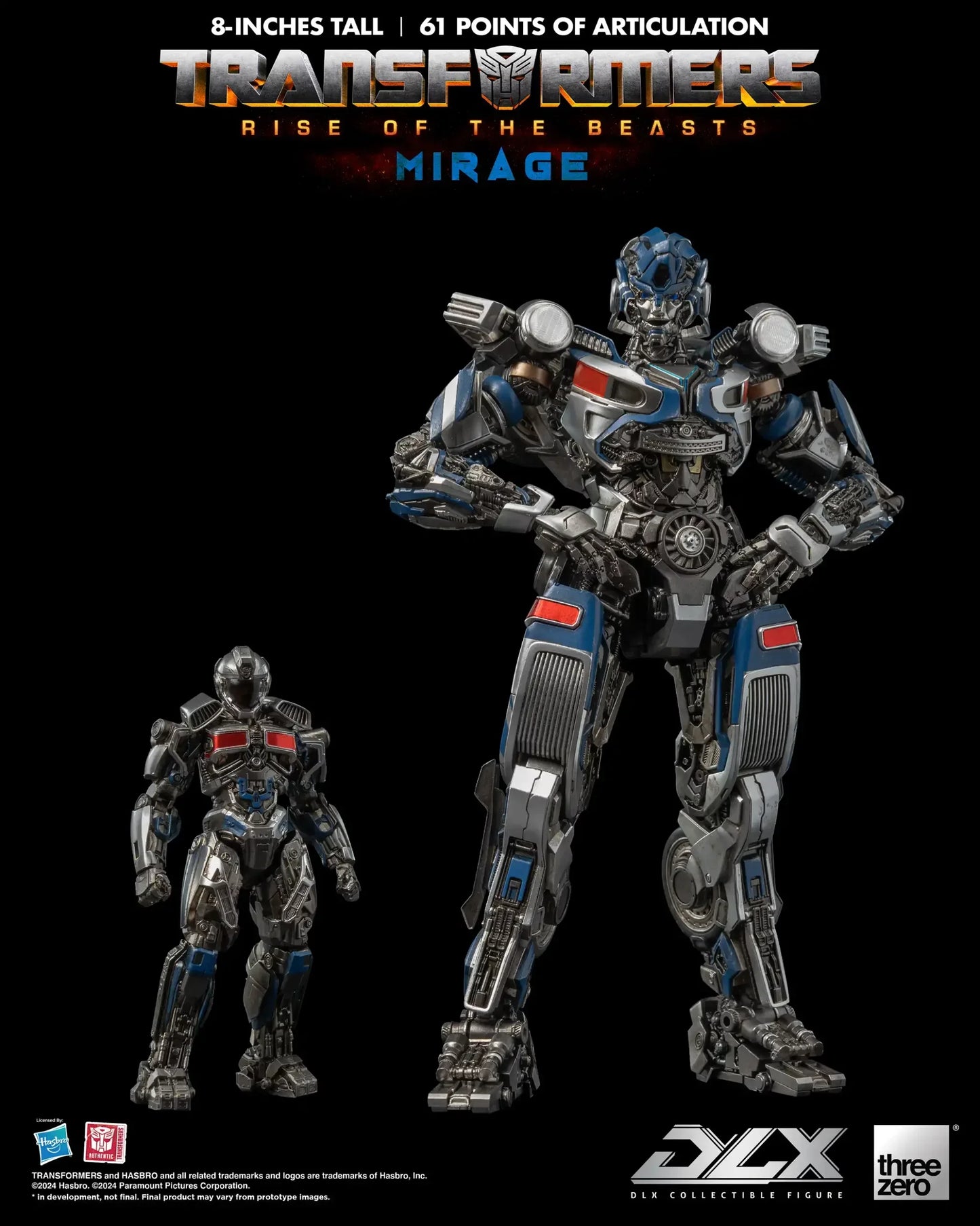 ThreeZero Transformers: Rise of the Beasts Mirage DLX Action Figure
