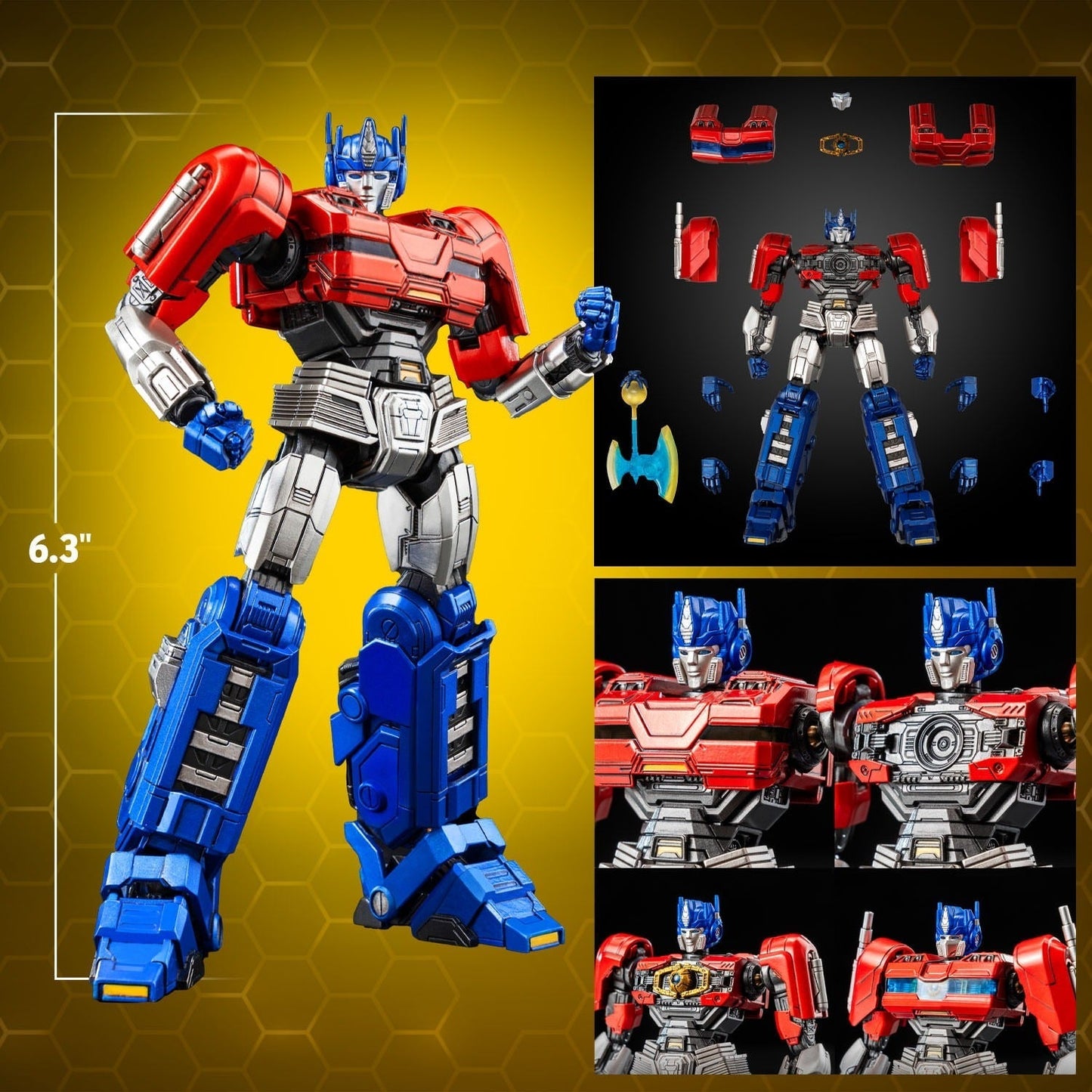 ThreeZero Transformers One Optimus Prime / Orion Pax MDLX Action Figure