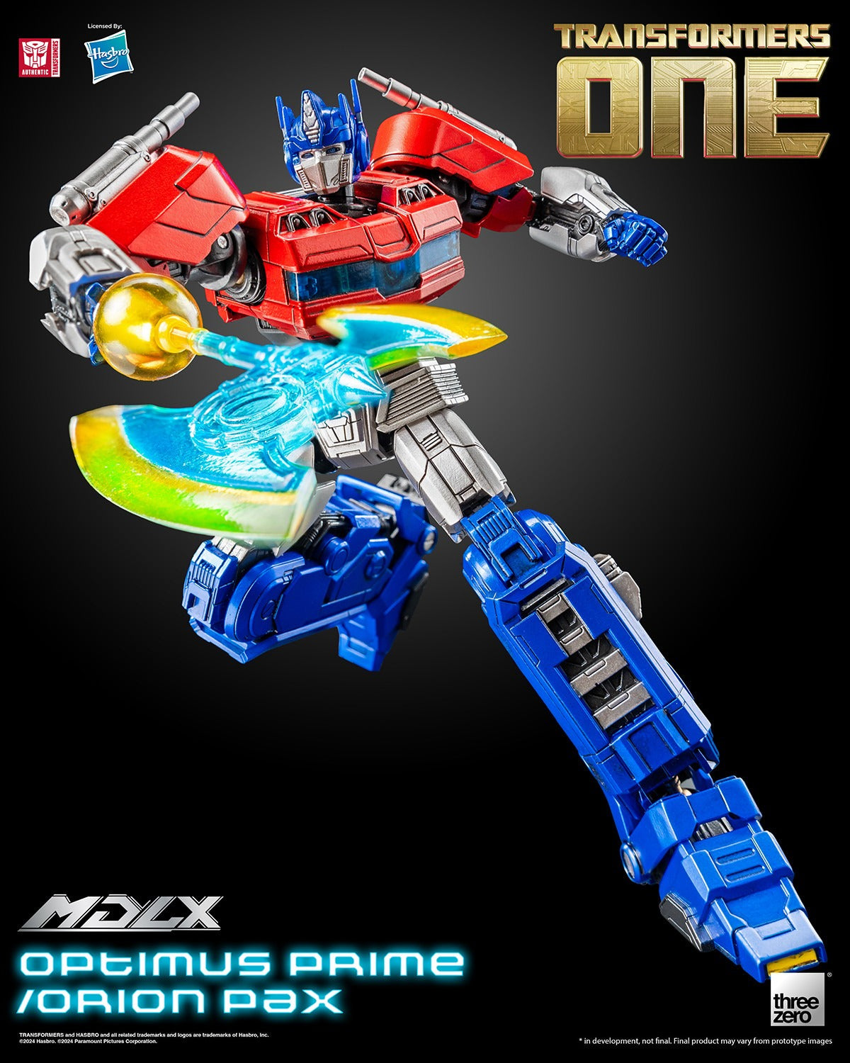 ThreeZero Transformers One Optimus Prime / Orion Pax MDLX Action Figure