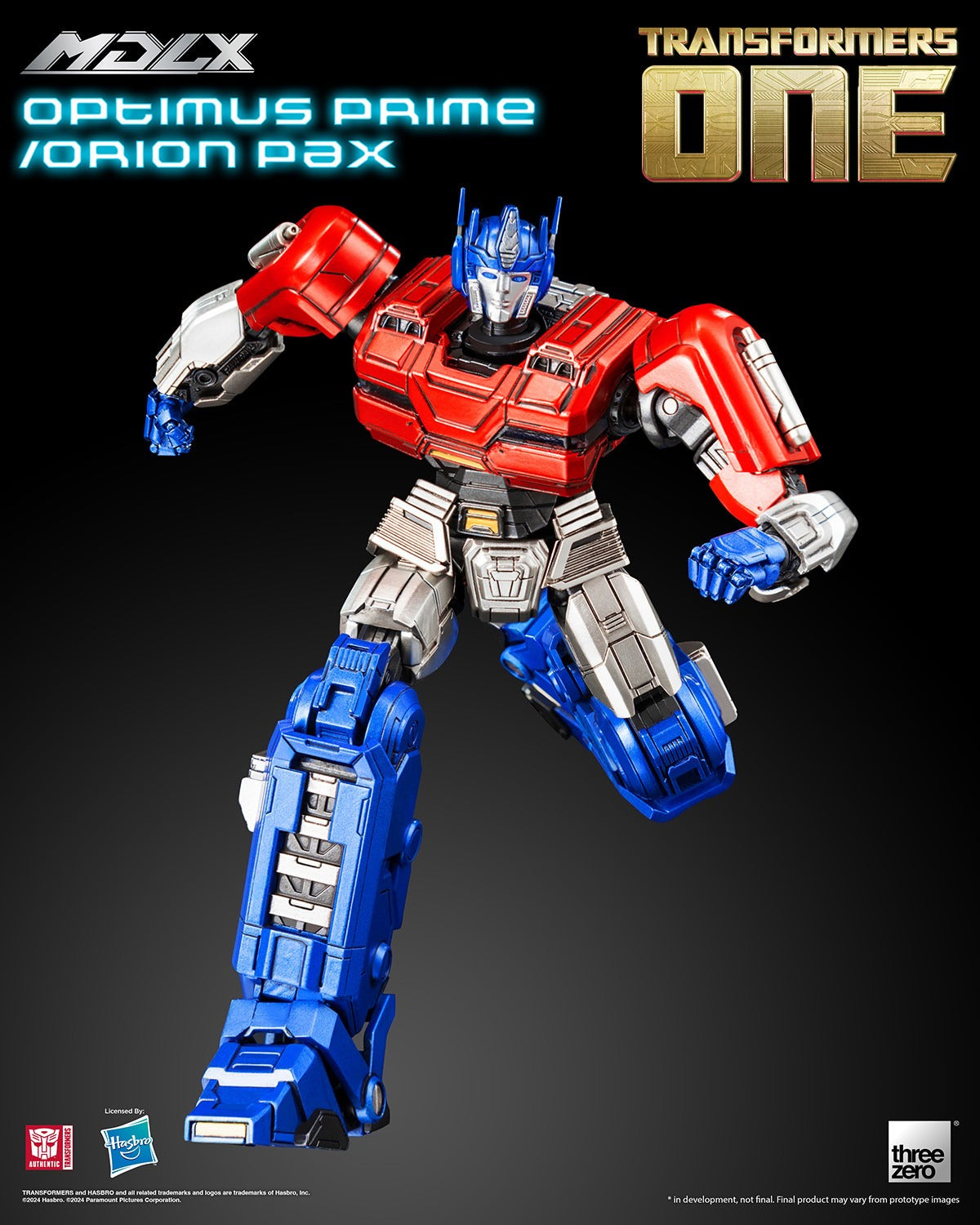 ThreeZero Transformers One Optimus Prime / Orion Pax MDLX Action Figure