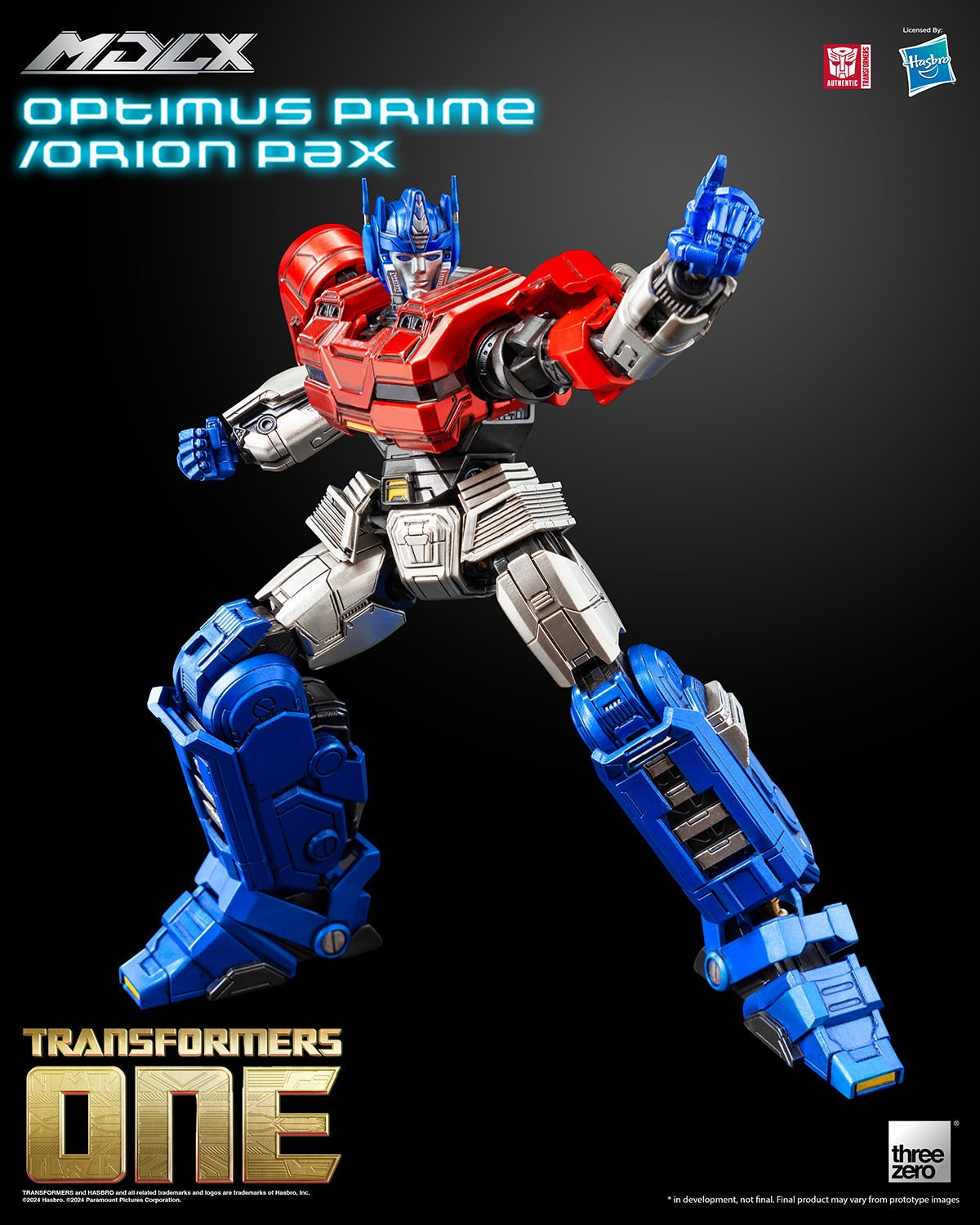 ThreeZero Transformers One Optimus Prime / Orion Pax MDLX Action Figure