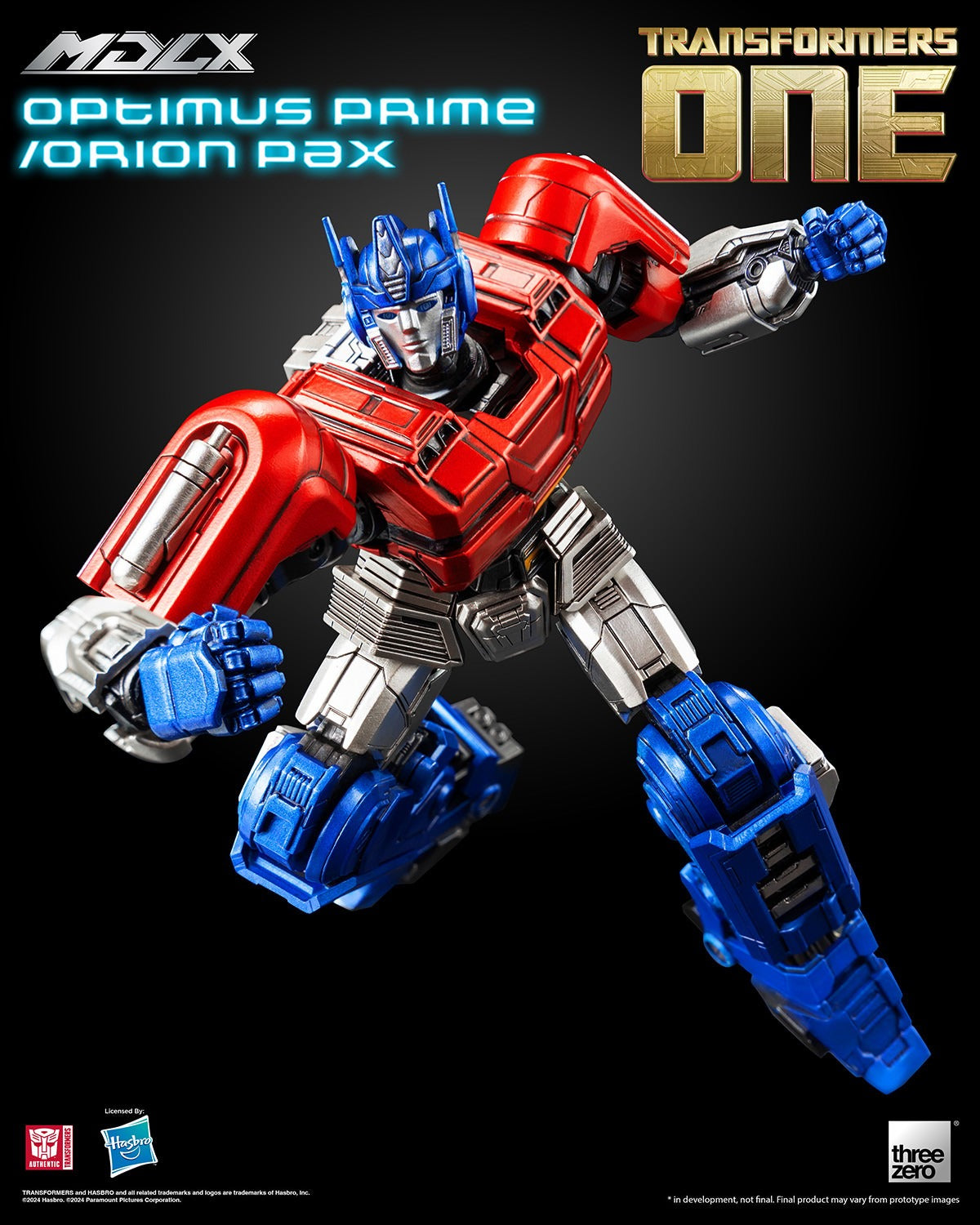 ThreeZero Transformers One Optimus Prime / Orion Pax MDLX Action Figure