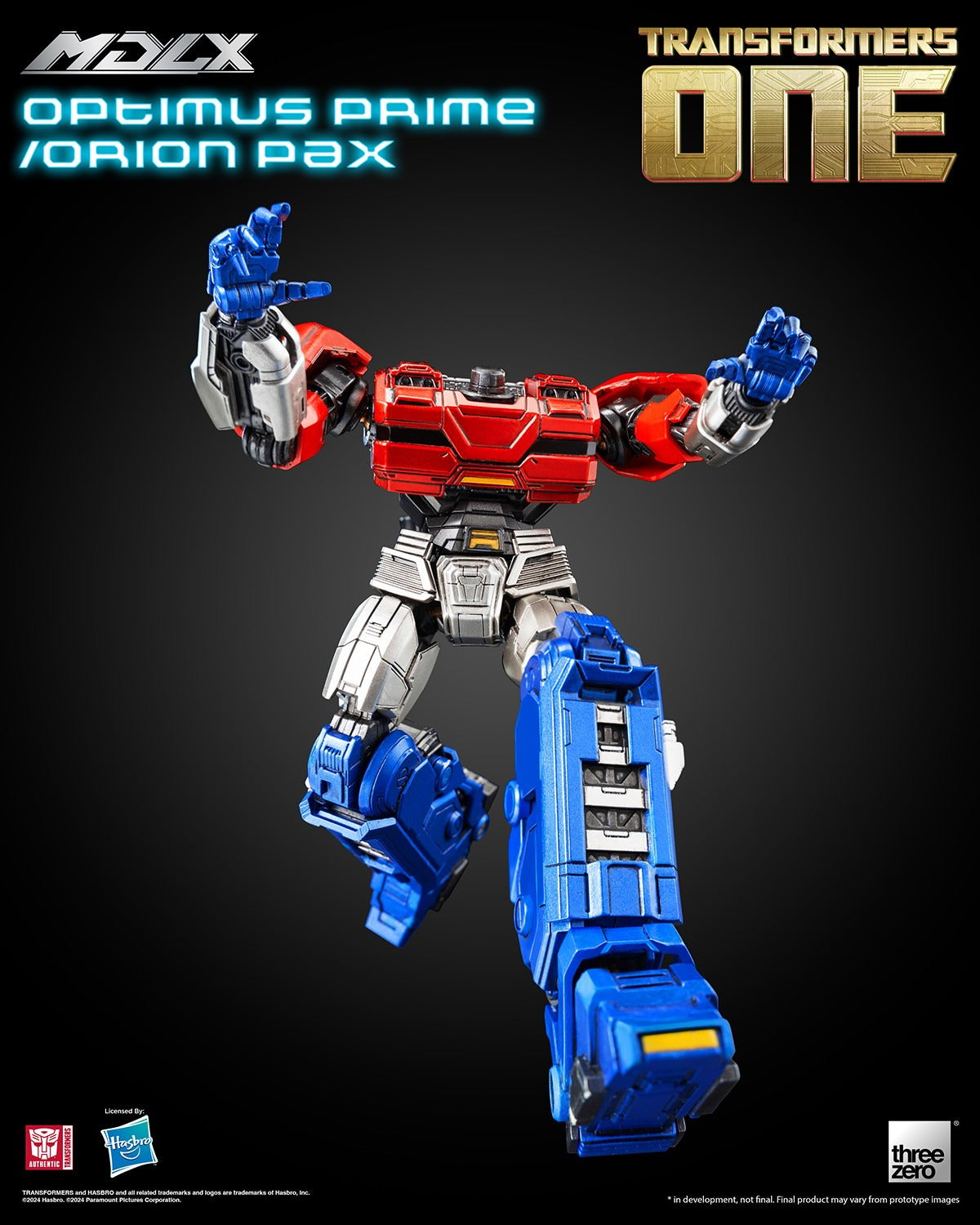 ThreeZero Transformers One Optimus Prime / Orion Pax MDLX Action Figure
