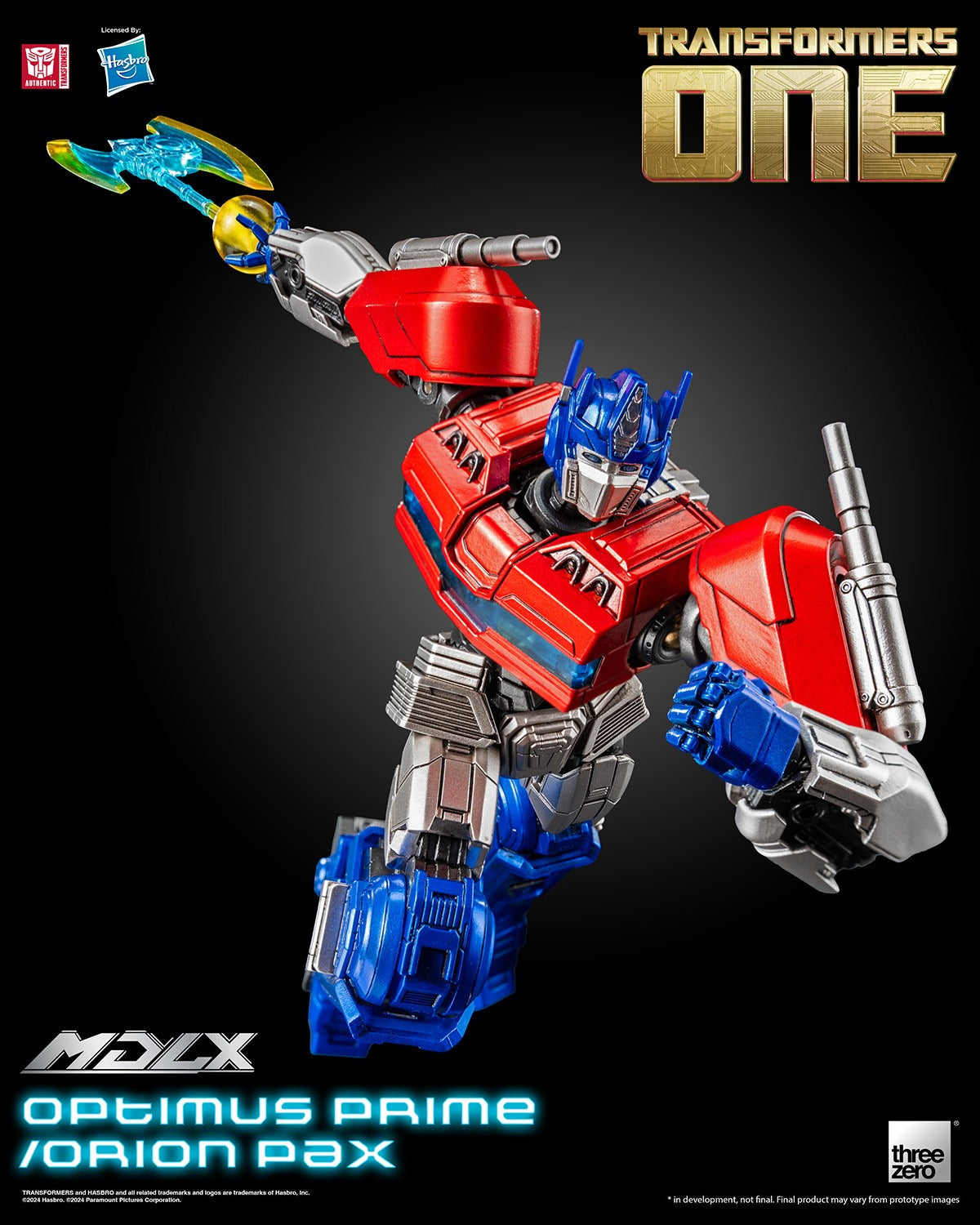 ThreeZero Transformers One Optimus Prime / Orion Pax MDLX Action Figure