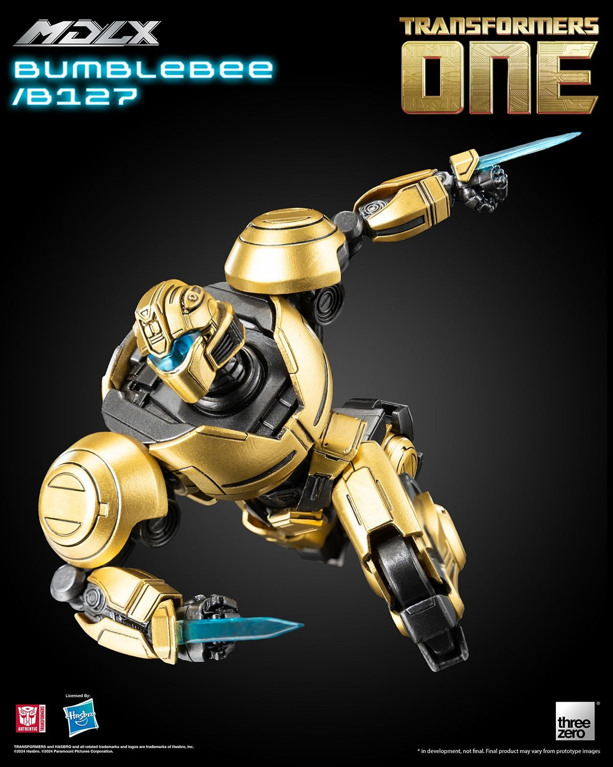 ThreeZero Transformers One Bumblebee / B127 MDLX Action Figure
