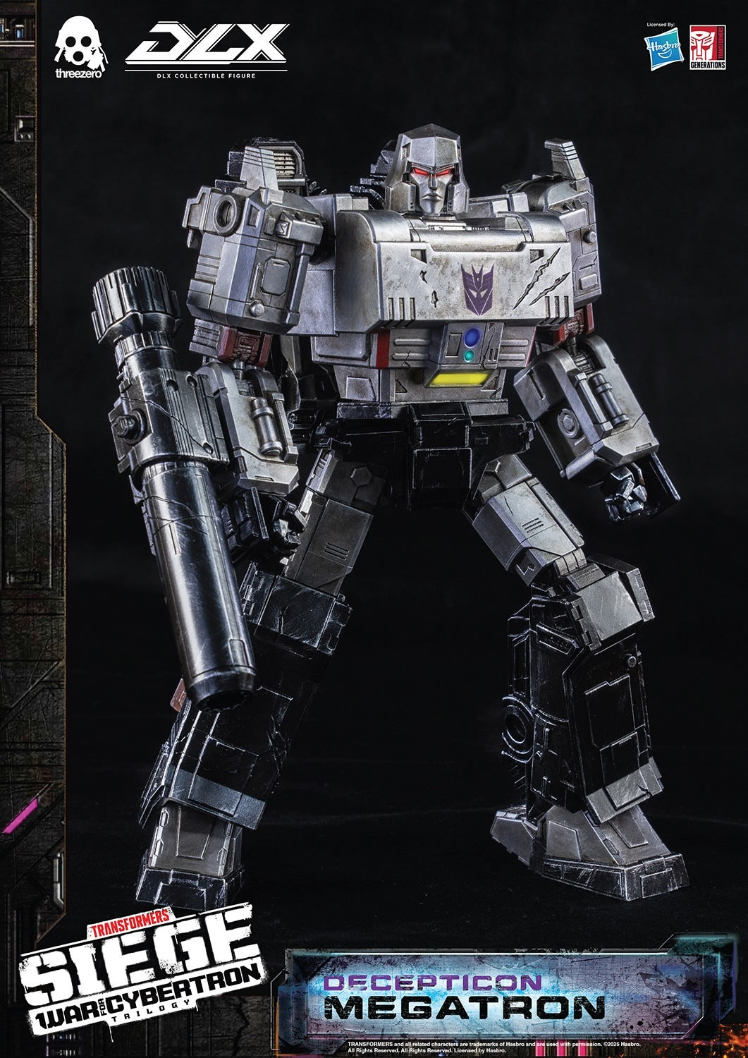 ThreeZero Transformers War for Cybertron Trilogy Megatron DLX Scale Figure