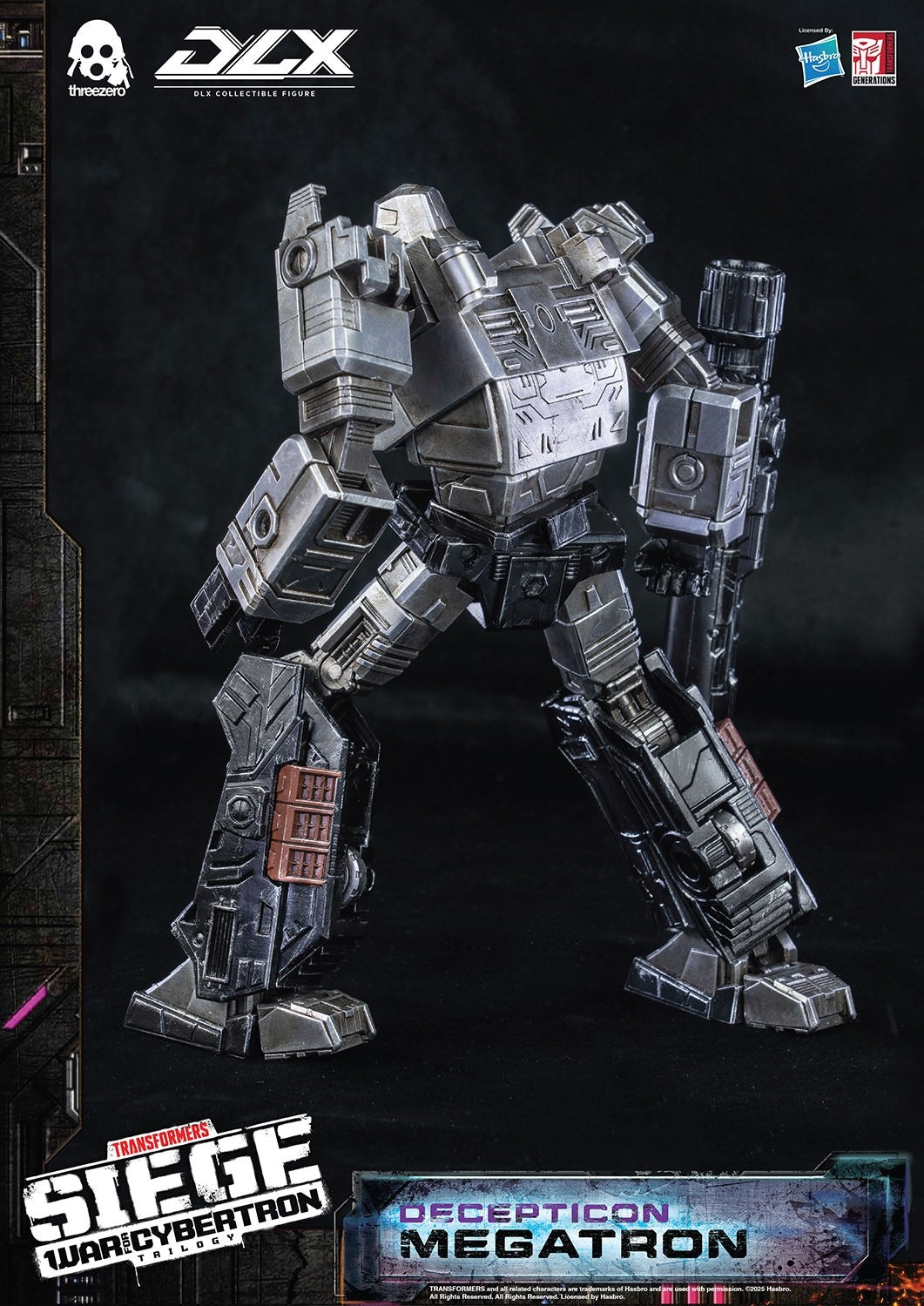 ThreeZero Transformers War for Cybertron Trilogy Megatron DLX Scale Figure
