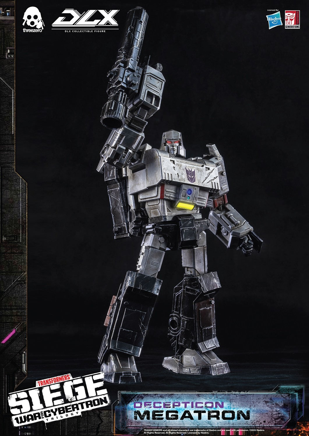 ThreeZero Transformers War for Cybertron Trilogy Megatron DLX Scale Figure