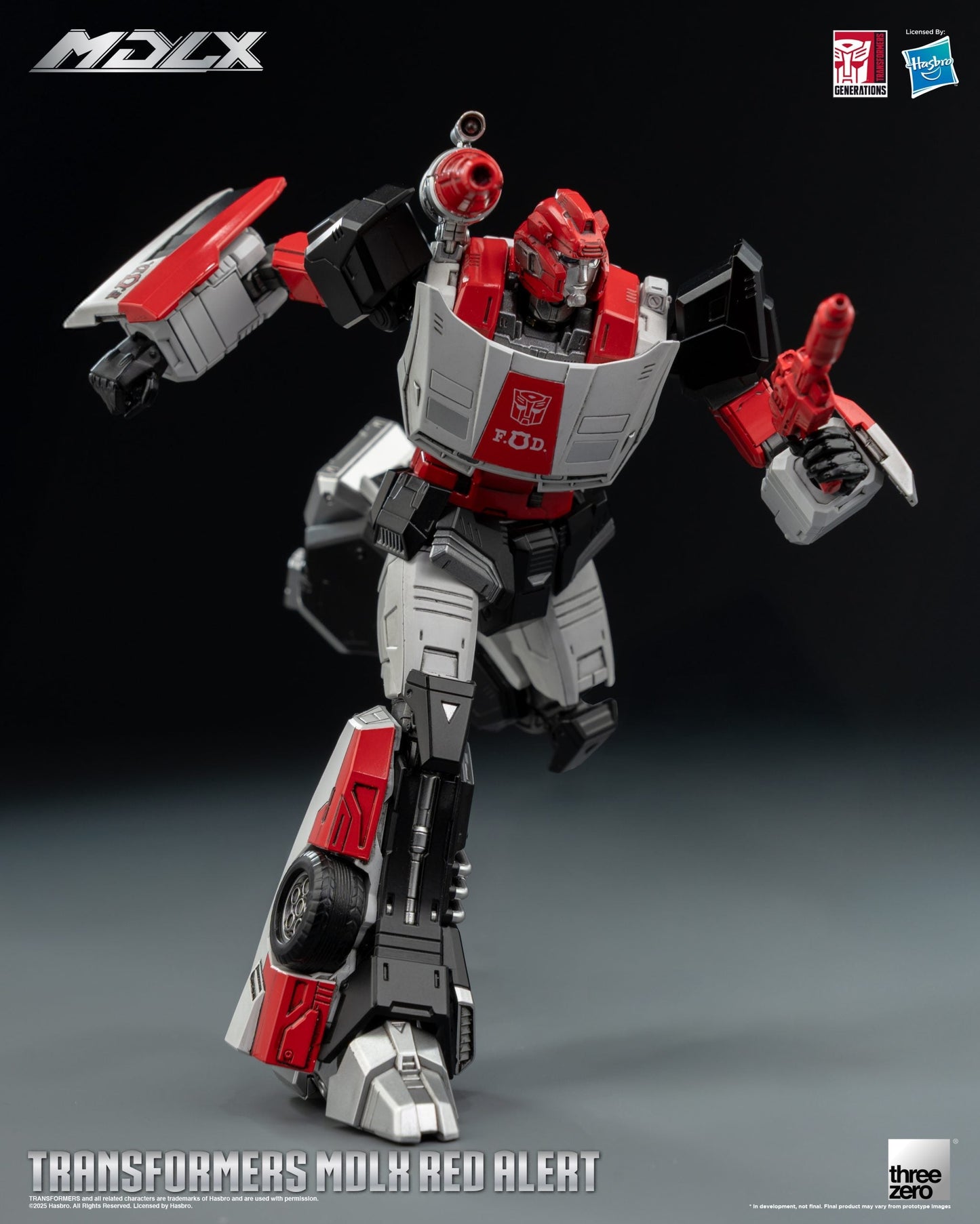 ThreeZero Transformers Red Alert MDLX Action Figure