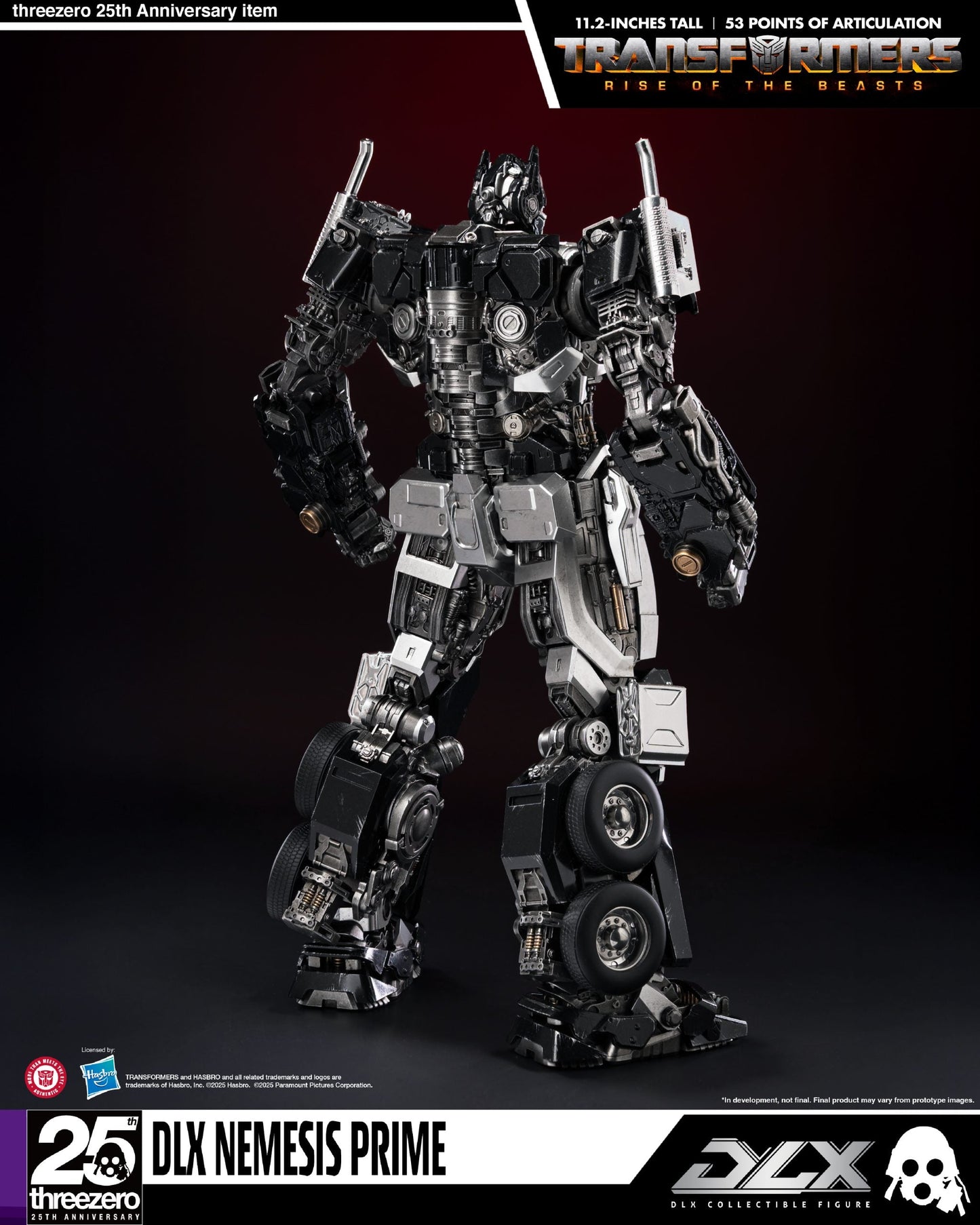 ThreeZero Transformers: Rise of the Beasts Nemesis Prime DLX Action Figure