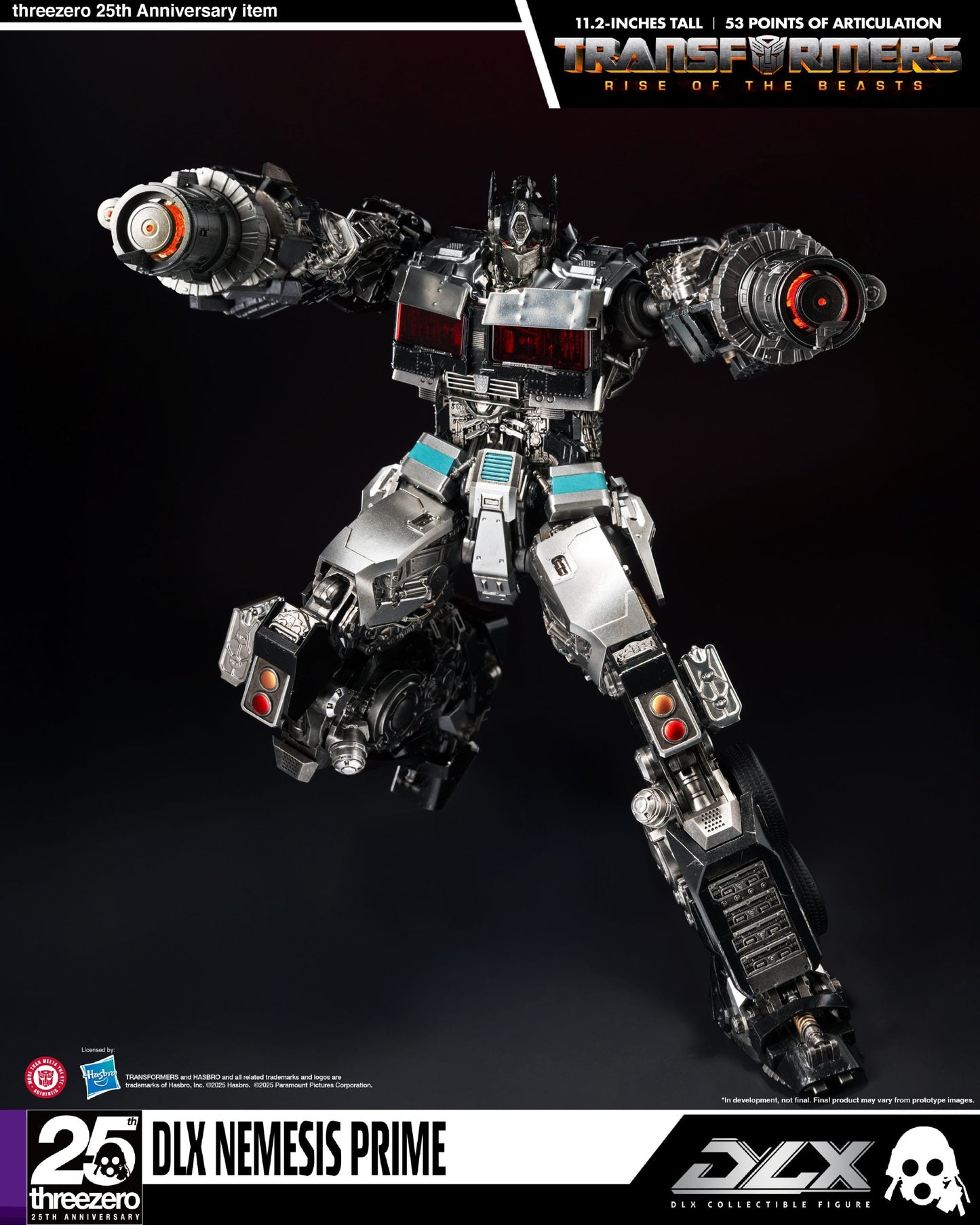 ThreeZero Transformers: Rise of the Beasts Nemesis Prime DLX Action Figure
