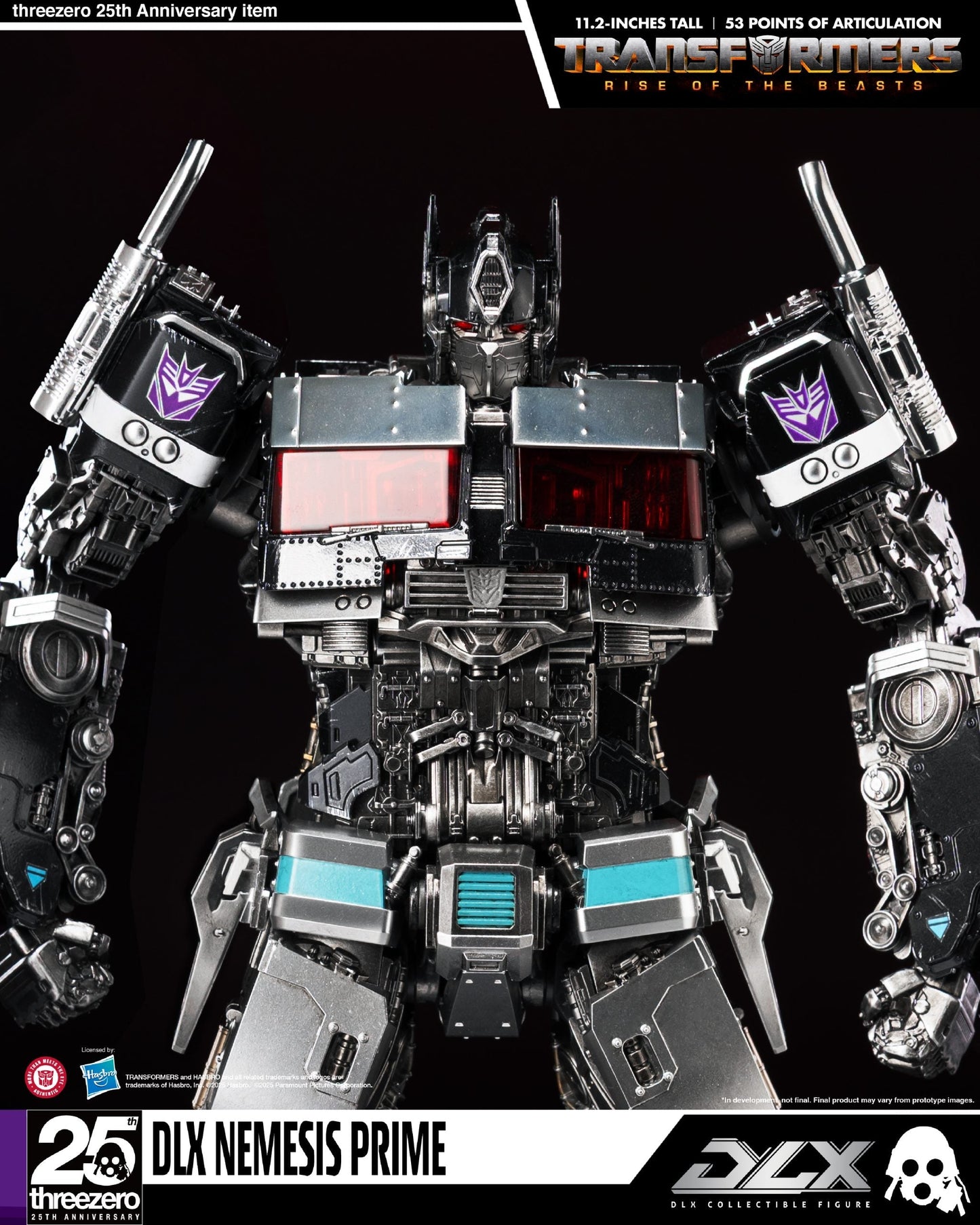 ThreeZero Transformers: Rise of the Beasts Nemesis Prime DLX Action Figure