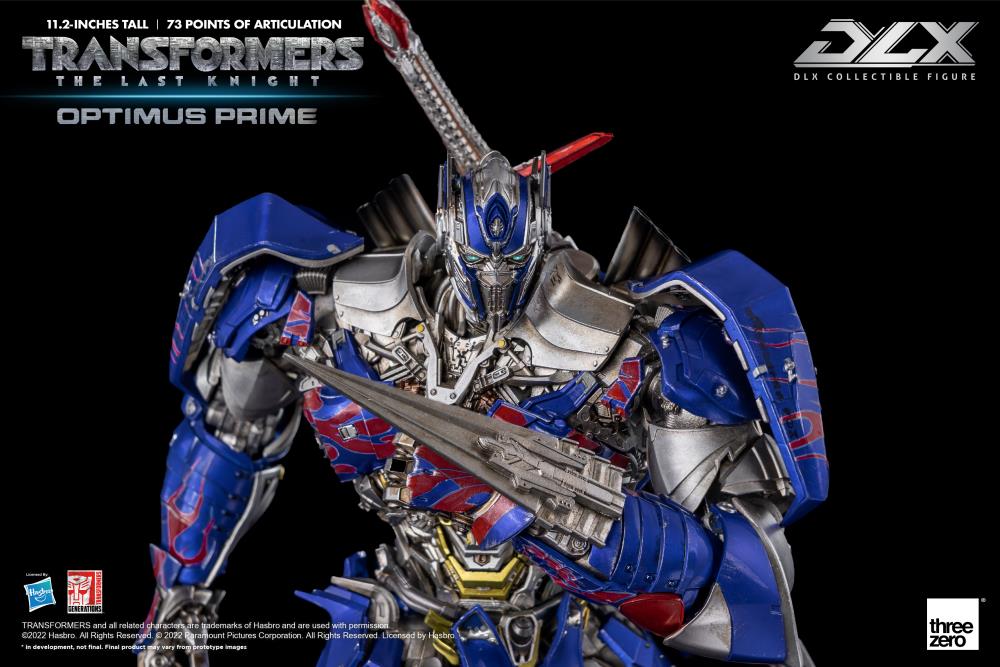 ThreeZero Transformers The Last Knight Optimus Prime DLX Action Figure