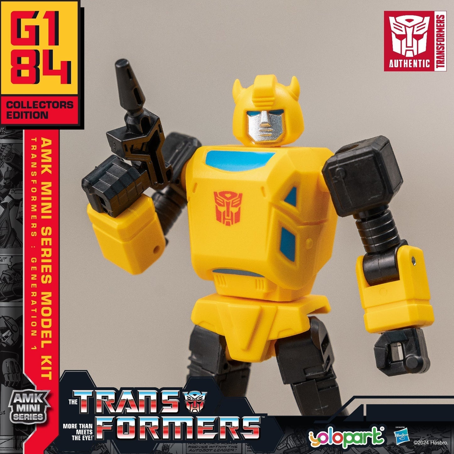 Yolopark Transformers AMK Mini Series Wave 1 G1 Bumblebee Model Kit