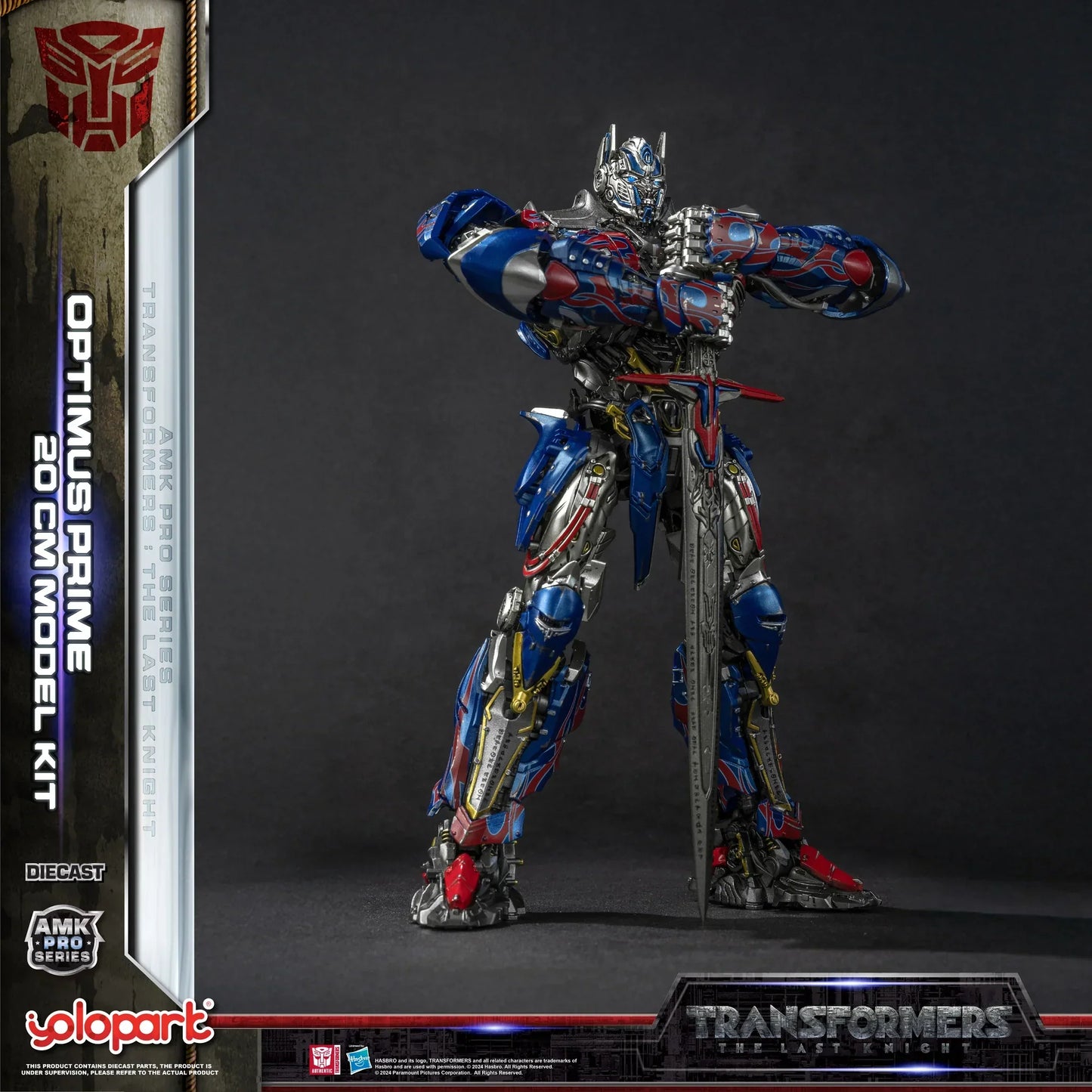 Yolopark Transformers AMK Pro Series Last Knight Optimus Prime Model Kit