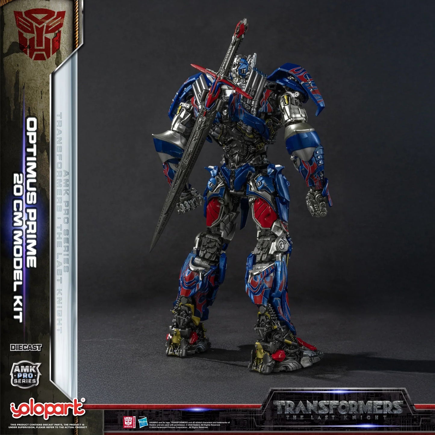 Yolopark Transformers AMK Pro Series Last Knight Optimus Prime Model Kit