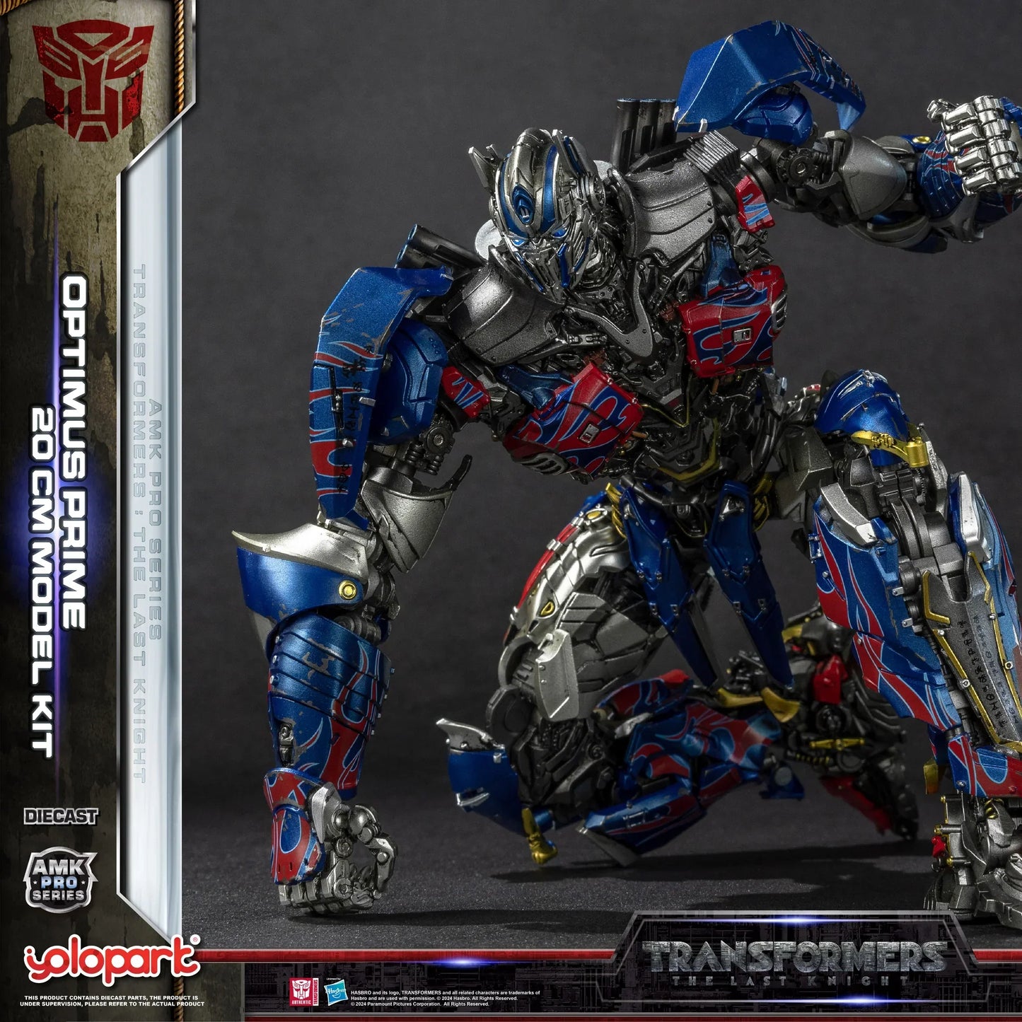 Yolopark Transformers AMK Pro Series Last Knight Optimus Prime Model Kit