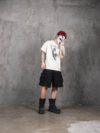 UNDERWATER Fallen Angel Distressed T-Shirt