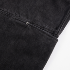 F2CE Washed Panel Multi-Pocket Straight-Leg Jeans