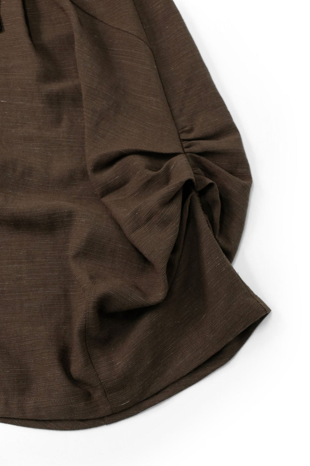 RELABEL Tencel-Acetate Ruched Oversized Shorts