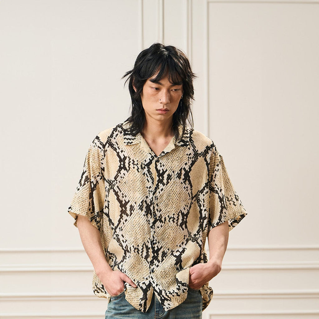 EPIC POETRY Python Cuban Half Shirt