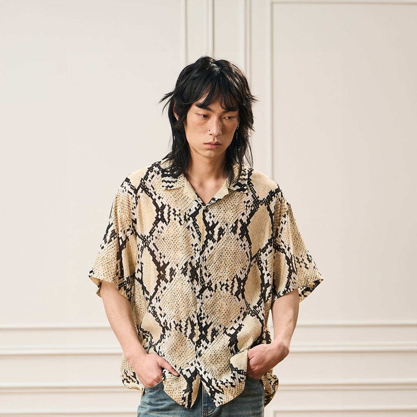 EPIC POETRY Python Cuban Half Shirt