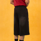 CLP Washed Stickers Drawstring Shorts