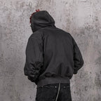 UNDERWATER Distressed Spliced Fallen Armor Zip-Up Hoodie