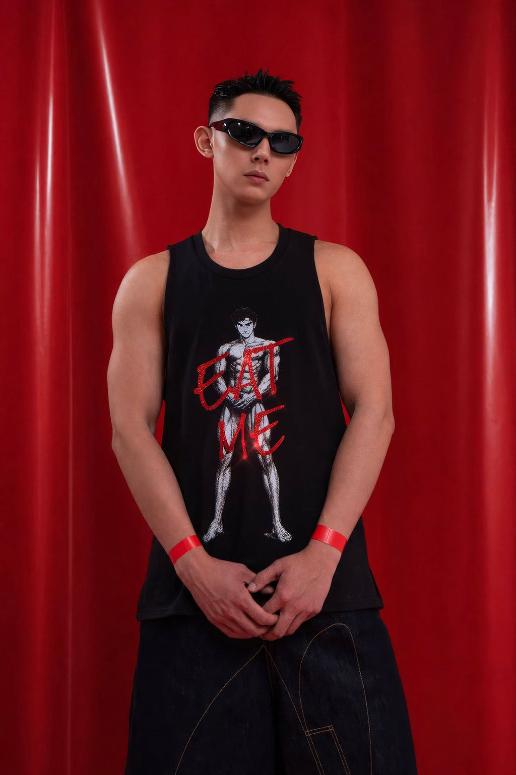 CLP Diamond Eat Me Graphic Tank Top