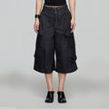 OPICLOTH Multi-Pocket Drawstring Cargo Shorts