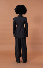 CLP Stitched Pleated Denim Pants