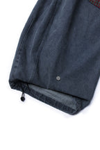 RELABEL Detachable Drape Drawstring Baggy Jeans Blue