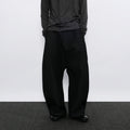 7440 37 1 Symmetrical Pleats Drop-Crotch Jeans