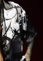 RTVG Dragon Calligraphy Cuban Half Shirt