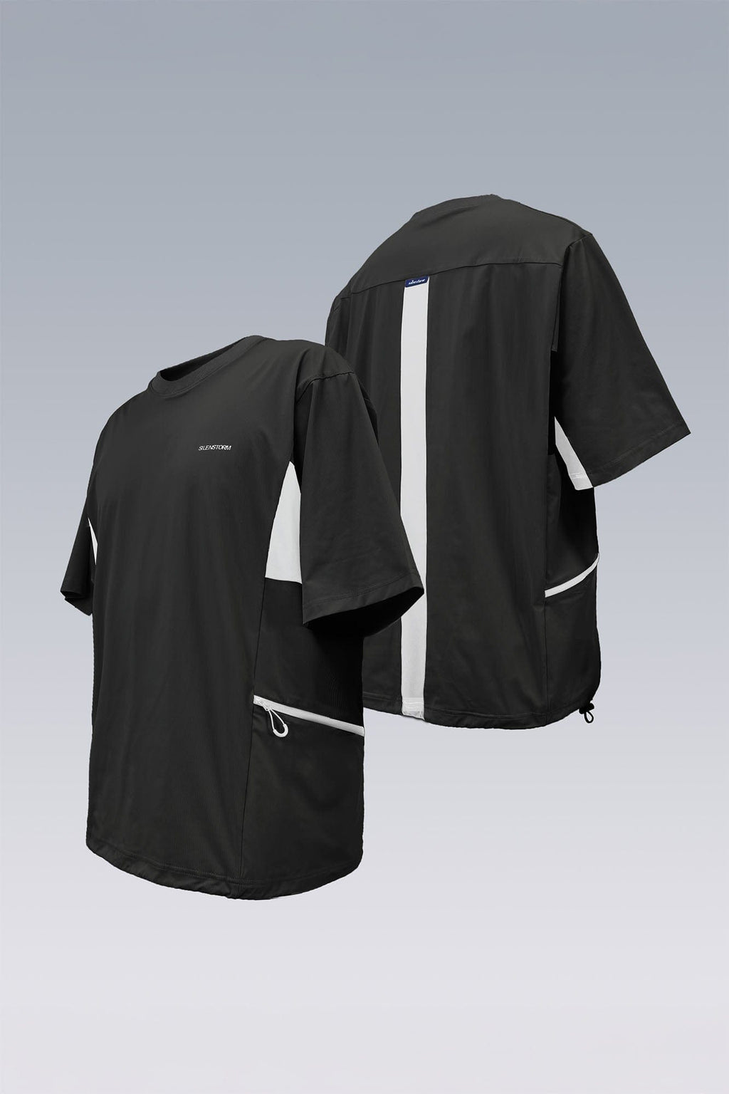SILENSTORM Tech Panel Drawstring-Hem Quick-Dry T-Shirt