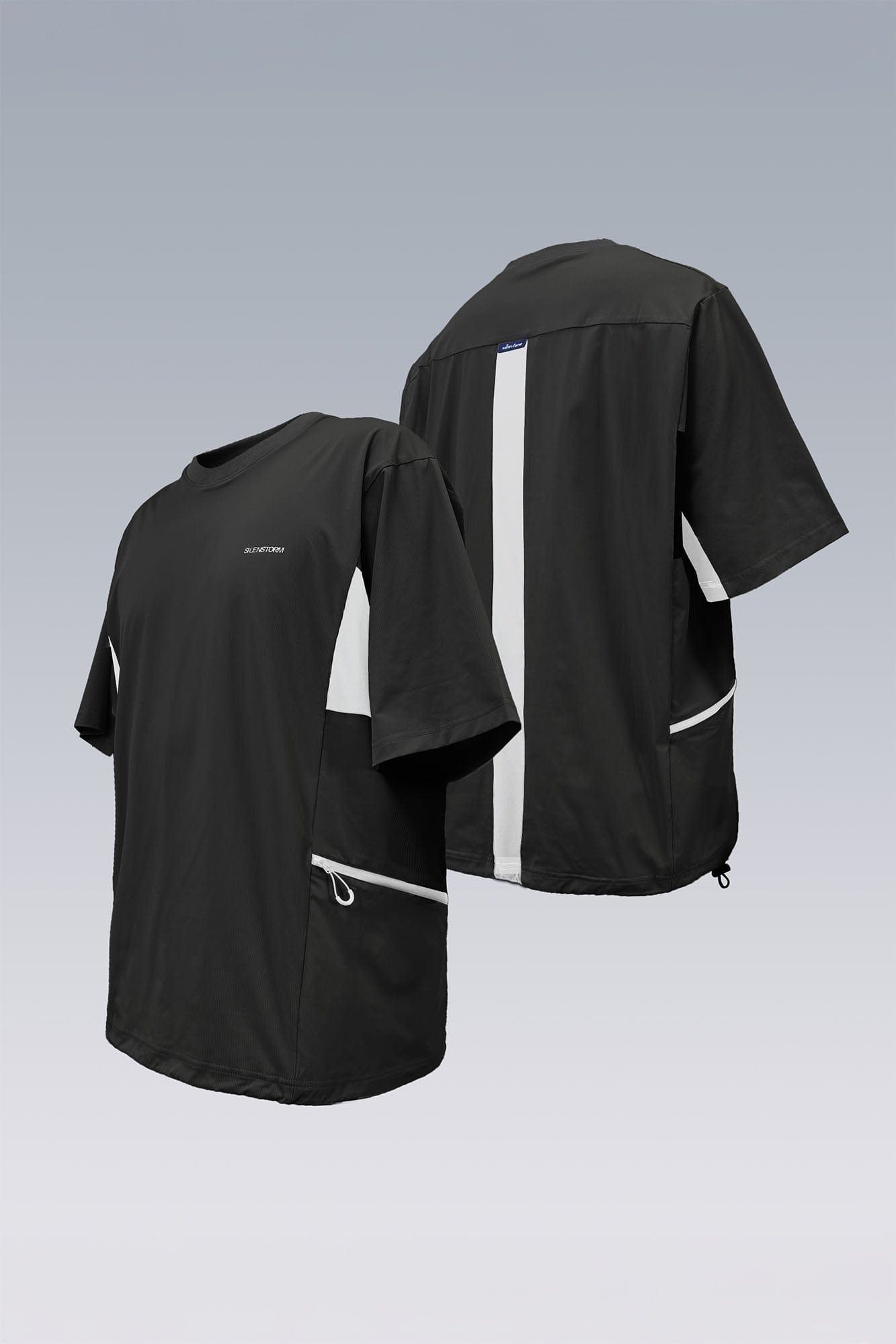 SILENSTORM Tech Panel Drawstring-Hem Quick-Dry T-Shirt
