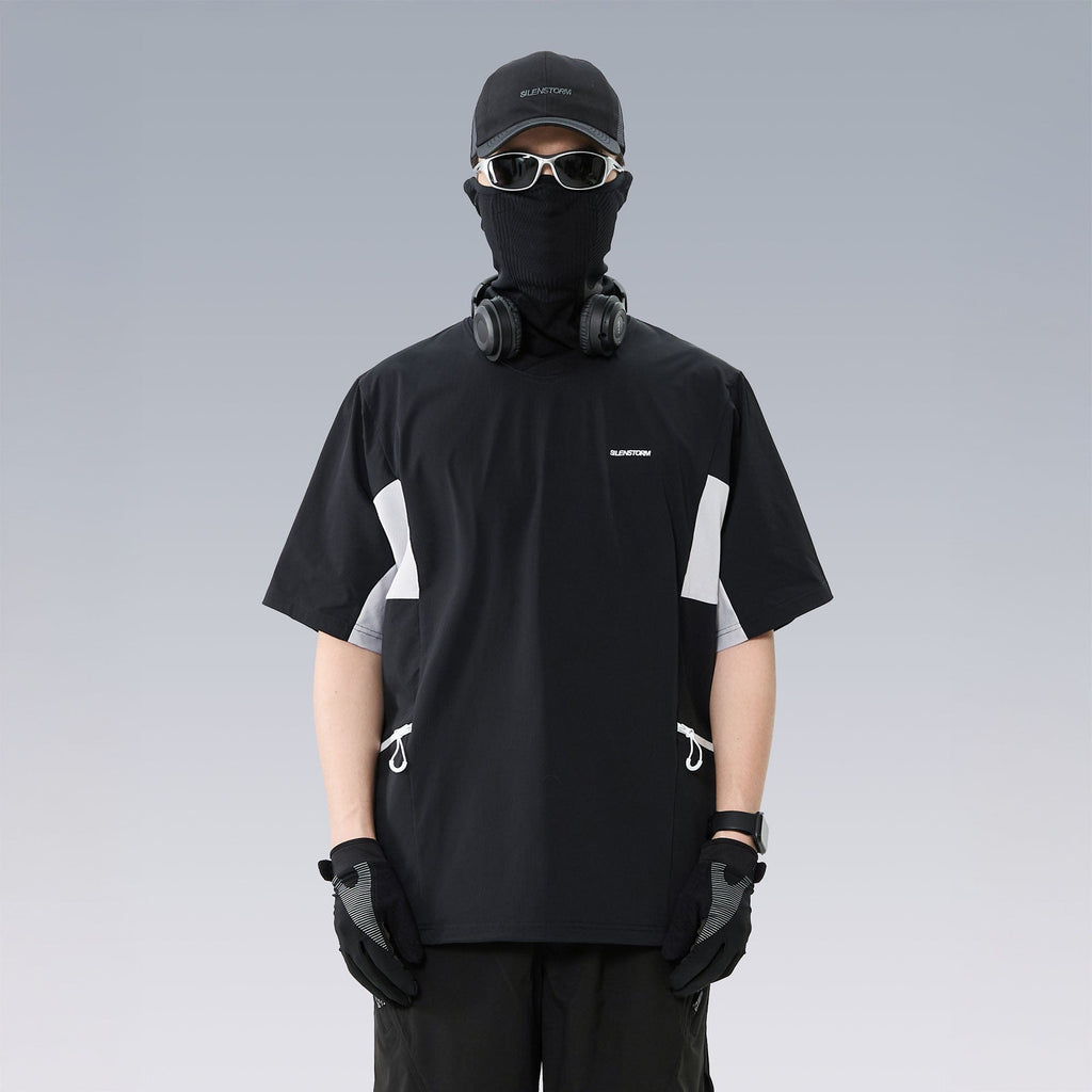 SILENSTORM Tech Panel Drawstring-Hem Quick-Dry T-Shirt