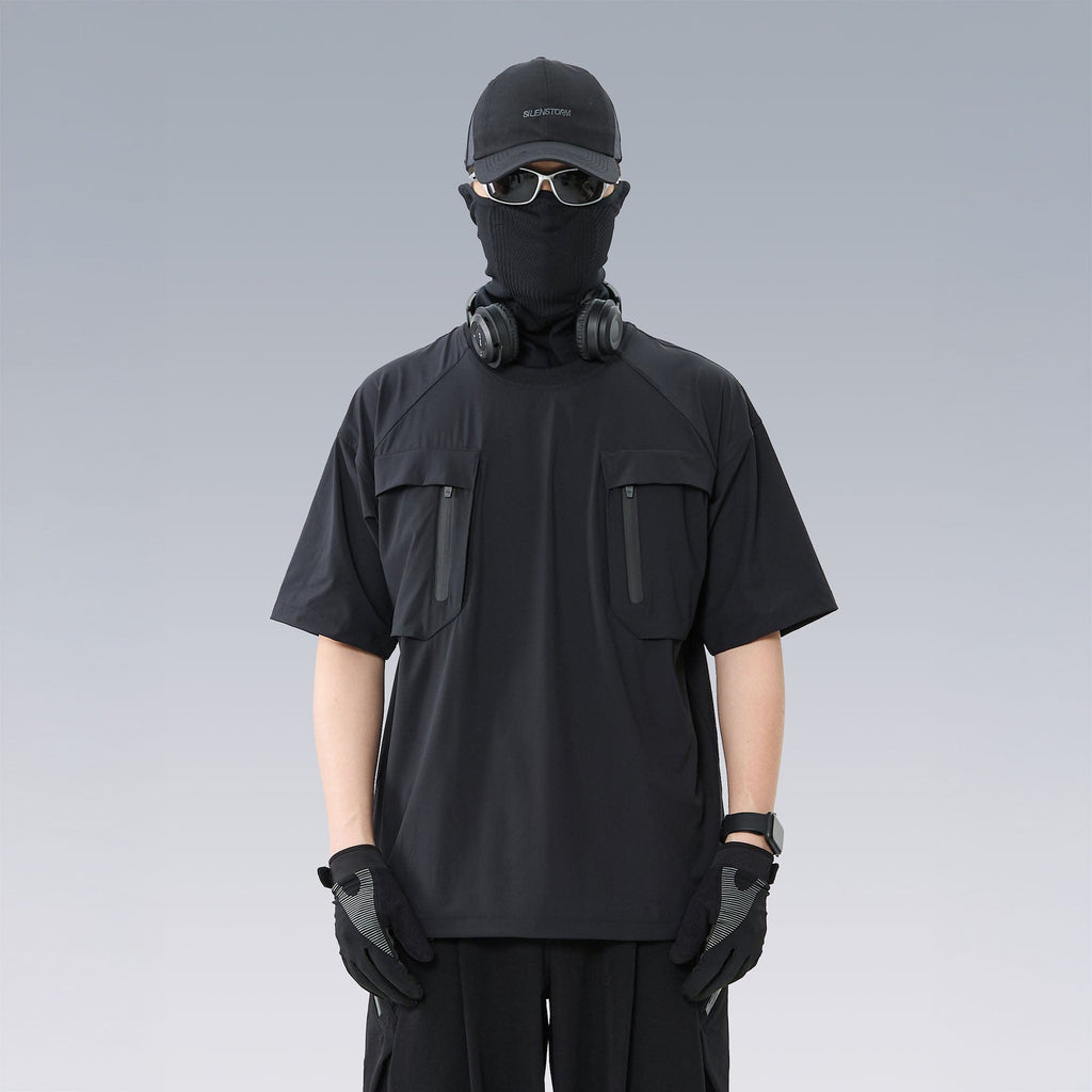 SILENSTORM Tactical Mesh-Back Zip Pocket T-Shirt