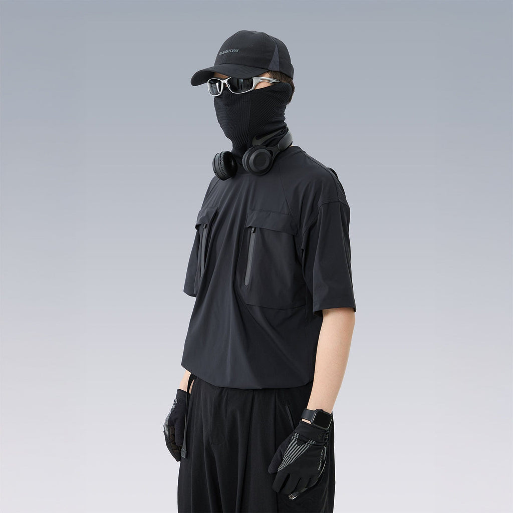 SILENSTORM Tactical Mesh-Back Zip Pocket T-Shirt