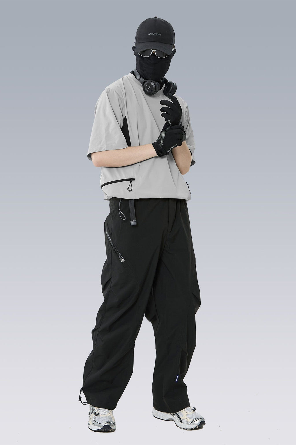 SILENSTORM Tech Panel Drawstring-Hem Quick-Dry T-Shirt