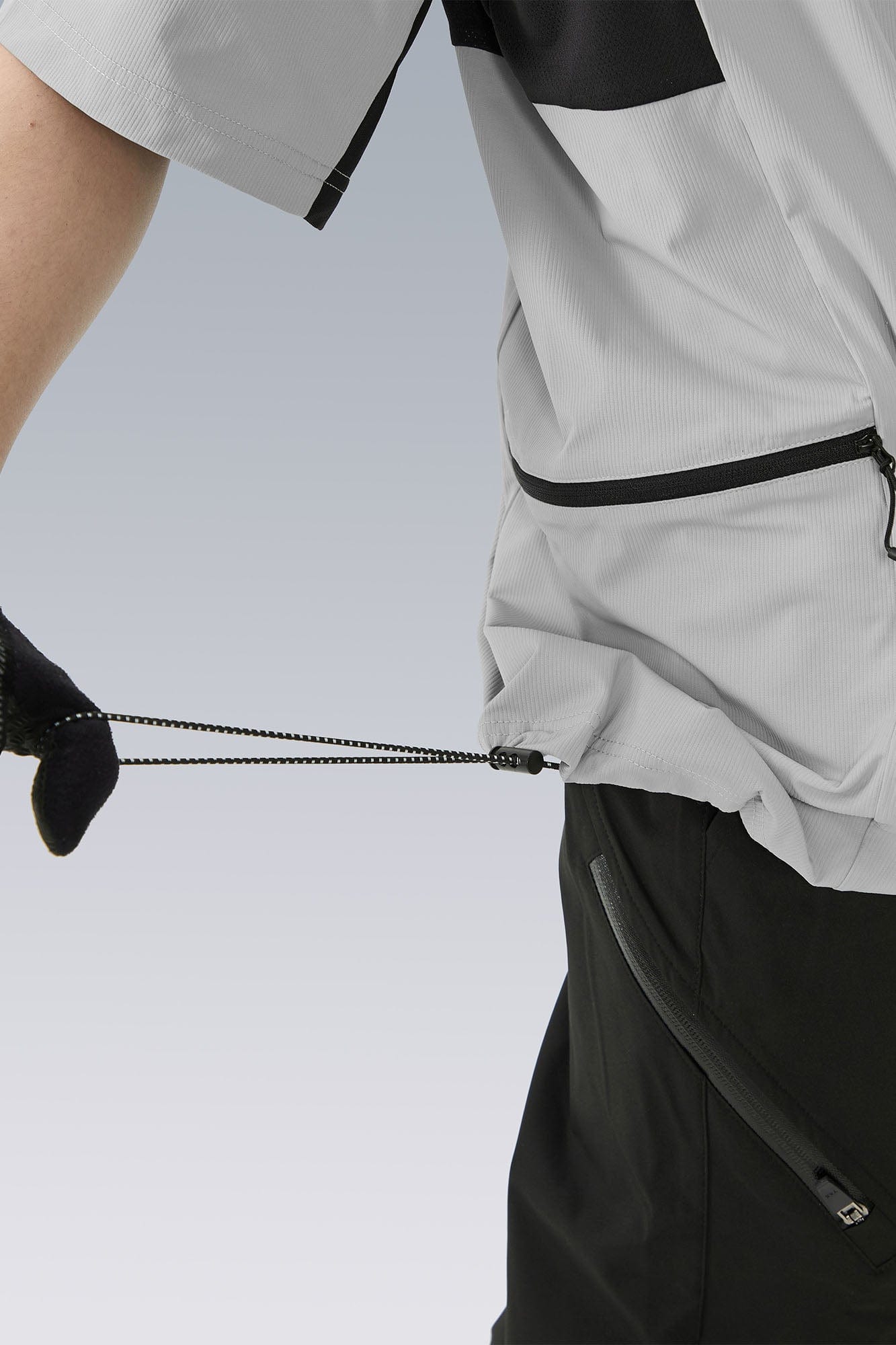 SILENSTORM Tech Panel Drawstring-Hem Quick-Dry T-Shirt