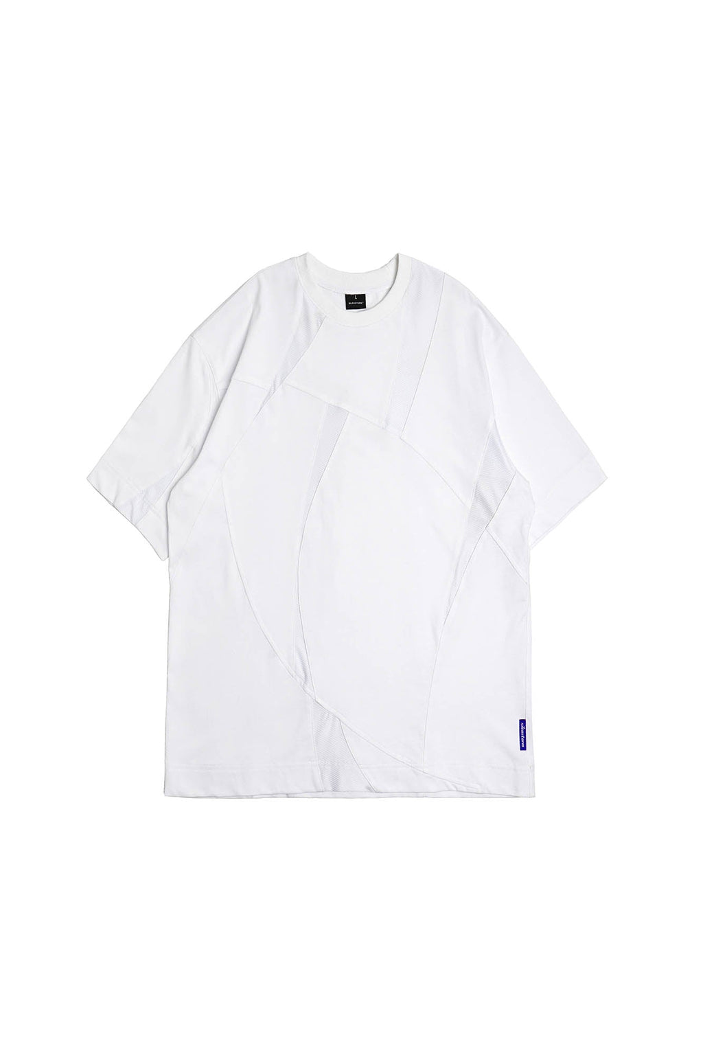 SILENSTORM Asymmetrical Mesh Deconstructed T-Shirt