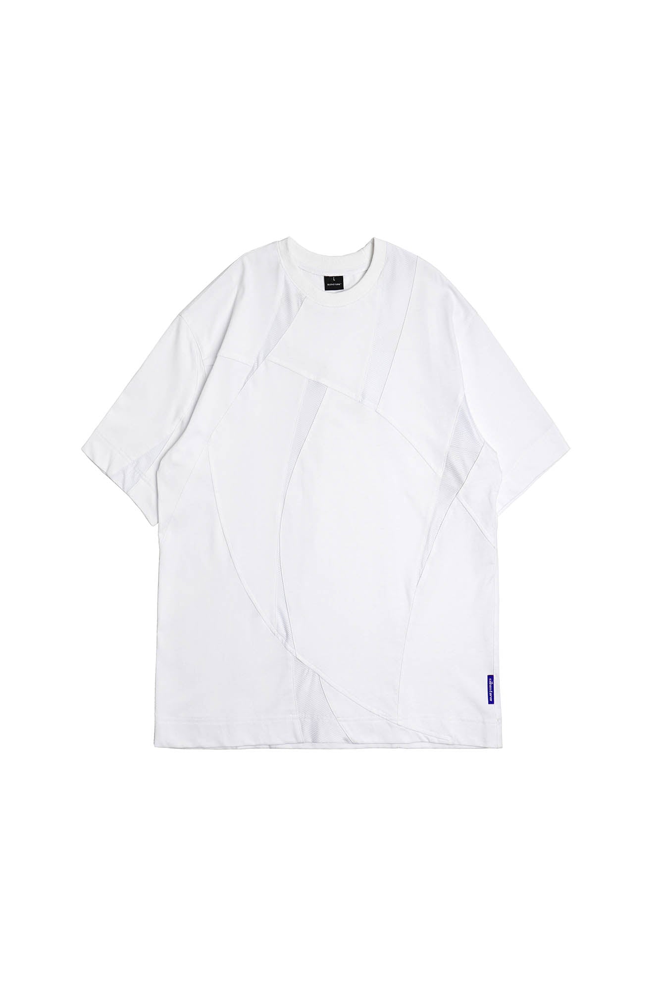 SILENSTORM Asymmetrical Mesh Deconstructed T-Shirt