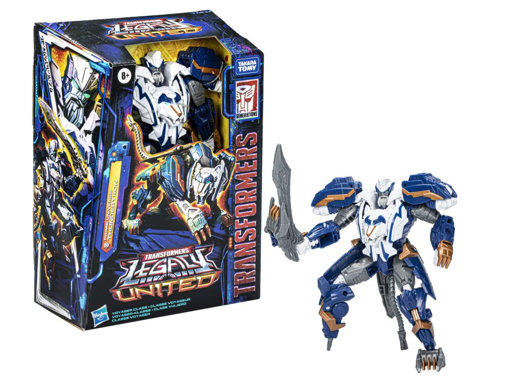 Transformers Generations Legacy United Voyager Class Prime Universe Thundertron Action Figure