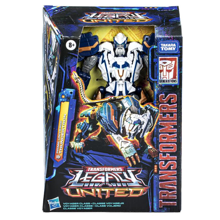 Transformers Generations Legacy United Voyager Class Prime Universe Thundertron Action Figure